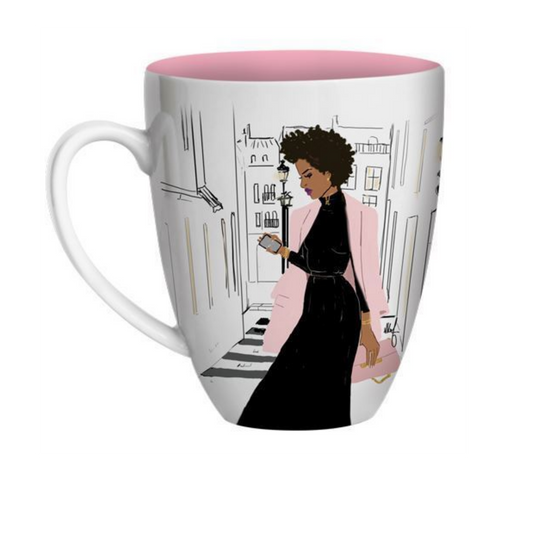 Wake Up Dress Up Show Up Mug