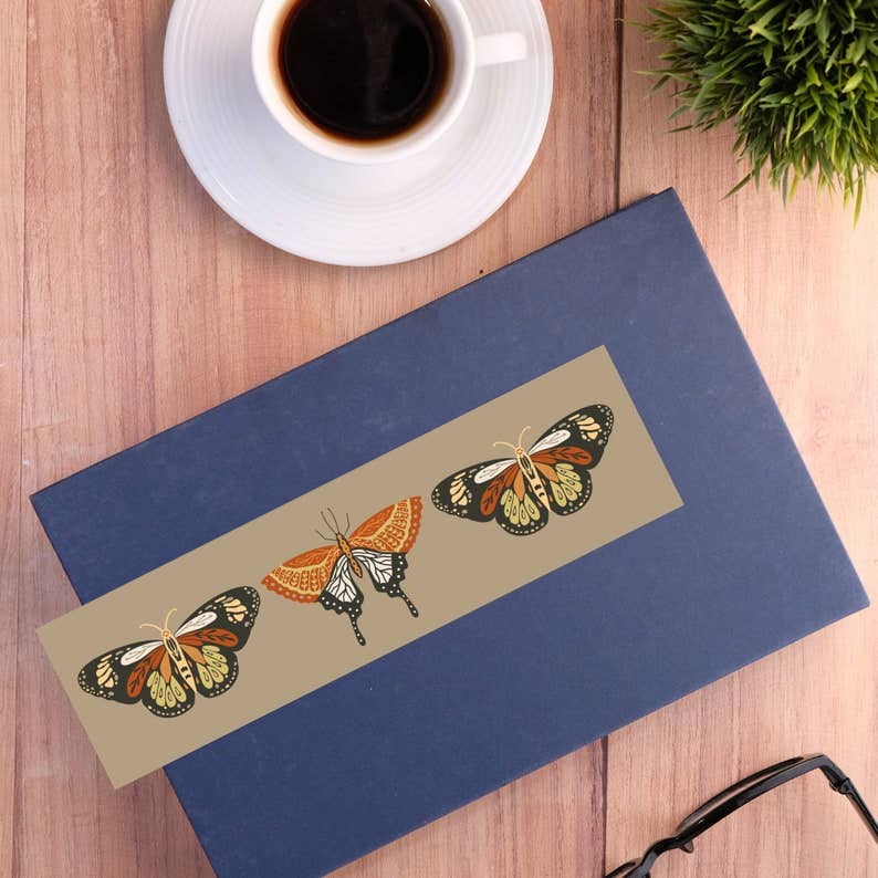 Laminated Monarch Butterfly Bookmark
