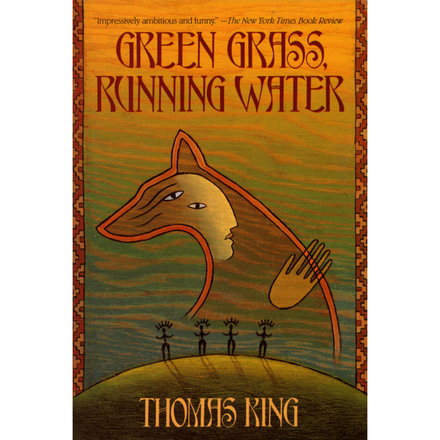 green grass running water thomas king